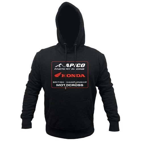 Apico honda team hoodie black - apico,
