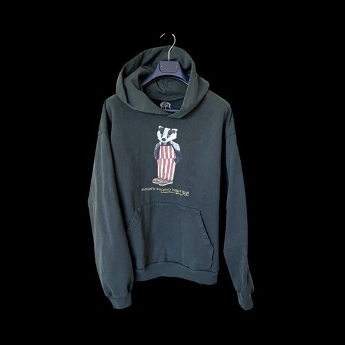 Wisconsin badgers hoodie large - hoodie,