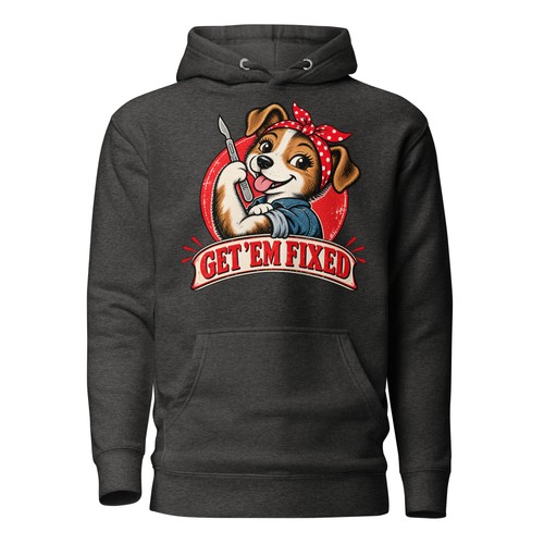 Unisex hoodie get em fixed - unisex,