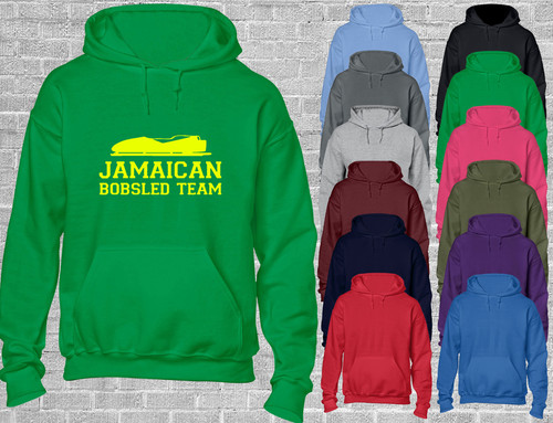 Jamaican bobsled team hoody - bobsled,