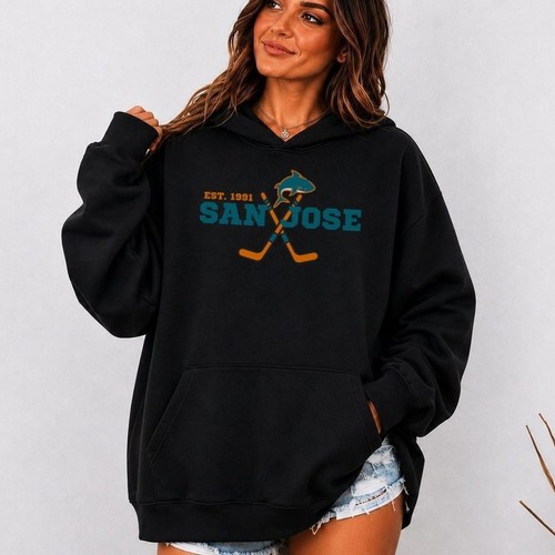 San jose sharks hoodie - san,