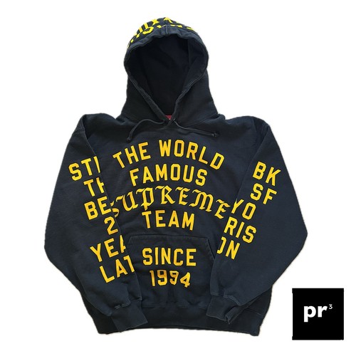 Supreme team flocked - supreme, hoodie
