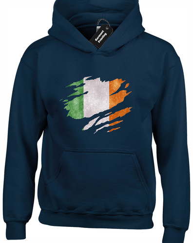 Ireland flag slashed chest - slashed,