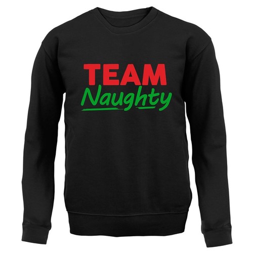 Team naughty adult hoodie - team,