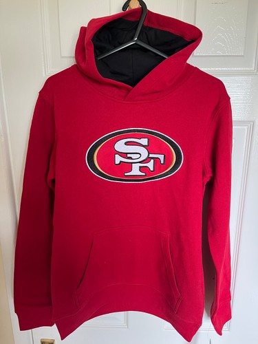 Nfl 49ers logo hoodie red - hoodie,
